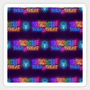 Neon Halloween design Magnet